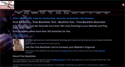 Desktop Screenshot of free-backlinks.net