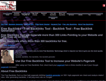 Tablet Screenshot of free-backlinks.net